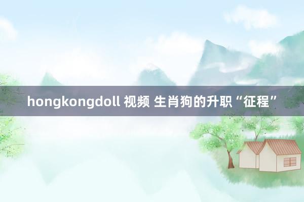 hongkongdoll 视频 生肖狗的升职“征程”