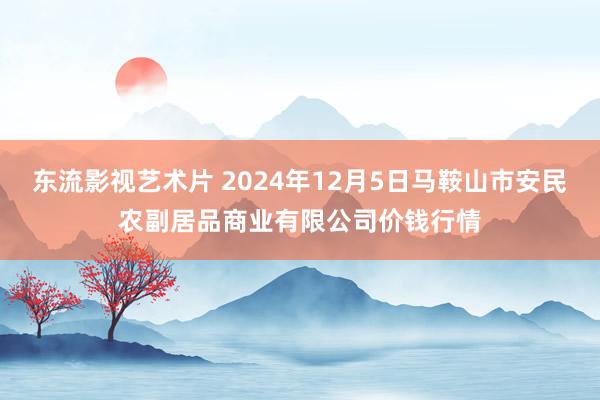 东流影视艺术片 2024年12月5日马鞍山市安民农副居品商业有限公司价钱行情