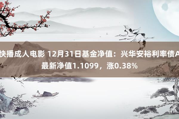 快播成人电影 12月31日基金净值：兴华安裕利率债A最新净值1.1099，涨0.38%